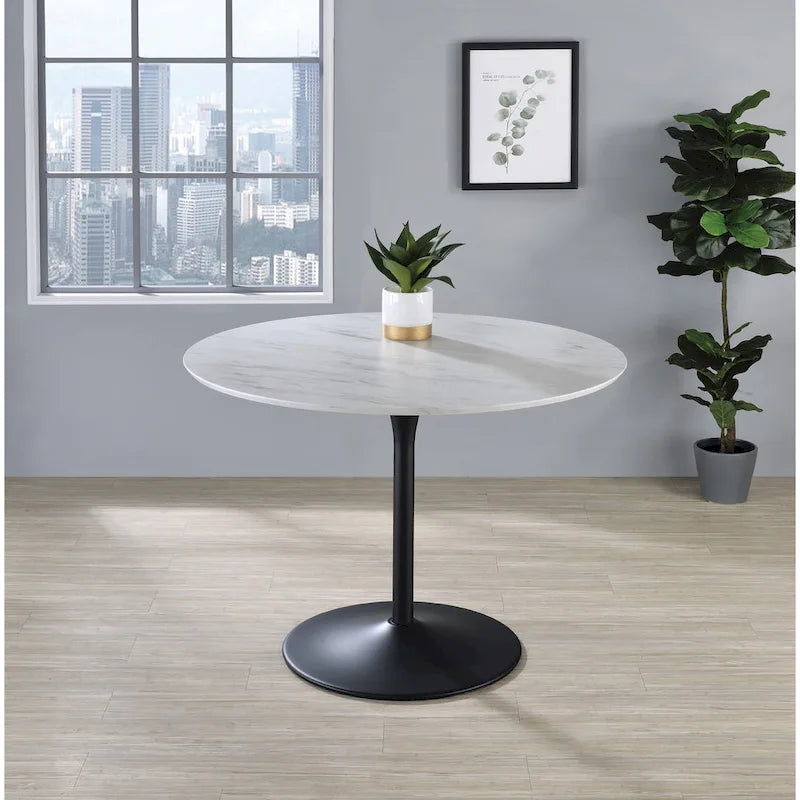 41.25 x 41.25 Flower Round Dining Table