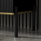 4 Doors Kitchen Sideboard 2 Top Drawers Accent Storage Cabinet