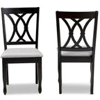 Reneau Modern and Contemporary Upholstered 2-Piece Dining Chair Set
