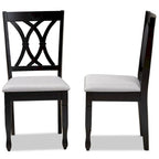 Reneau Modern and Contemporary Upholstered 2-Piece Dining Chair Set