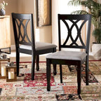 Reneau Modern and Contemporary Upholstered 2-Piece Dining Chair Set