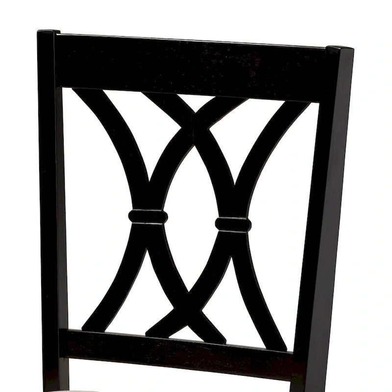 Reneau Modern and Contemporary Upholstered 2-Piece Dining Chair Set