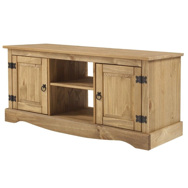 Wood TV Entertainment Stand Corona