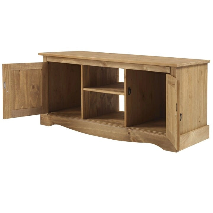 Wood TV Entertainment Stand Corona