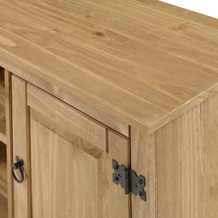 Wood TV Entertainment Stand Corona