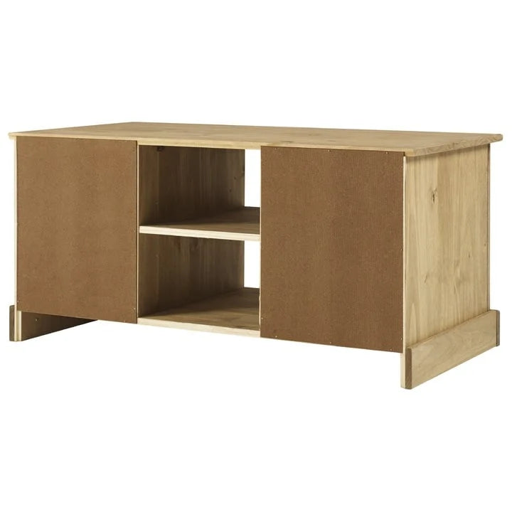 Wood TV Entertainment Stand Corona