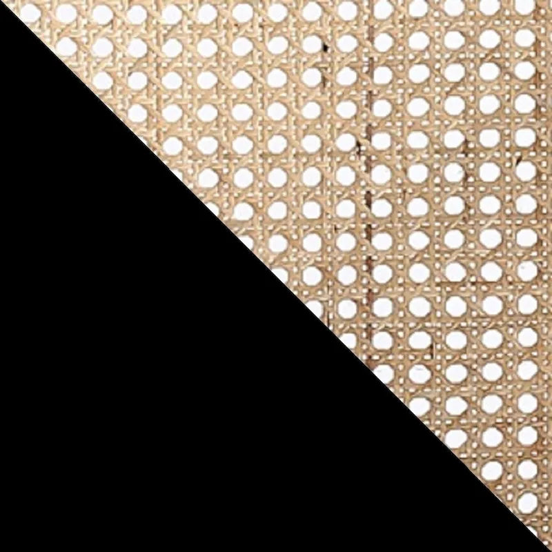 Giverny Dining Chair in Black and Natural Cane - Set of 2