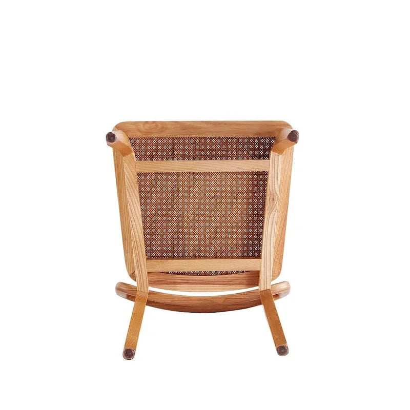 Giverny Dining Chair in Black and Natural Cane - Set of 2