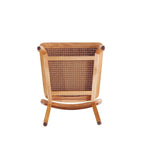 Giverny Dining Chair in Black and Natural Cane - Set of 2