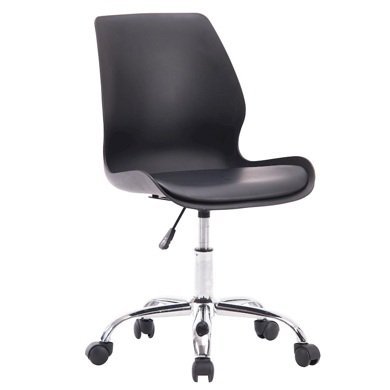 Adjustable Height Office Desk Chair with Wheels