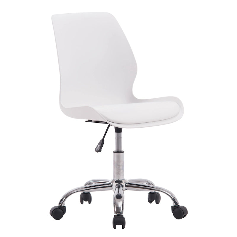 Adjustable Height Office Desk Chair with Wheels
