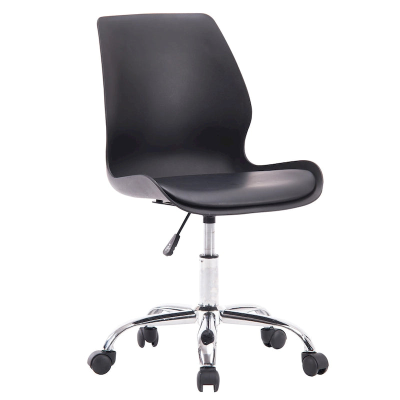 Adjustable Height Office Desk Chair with Wheels