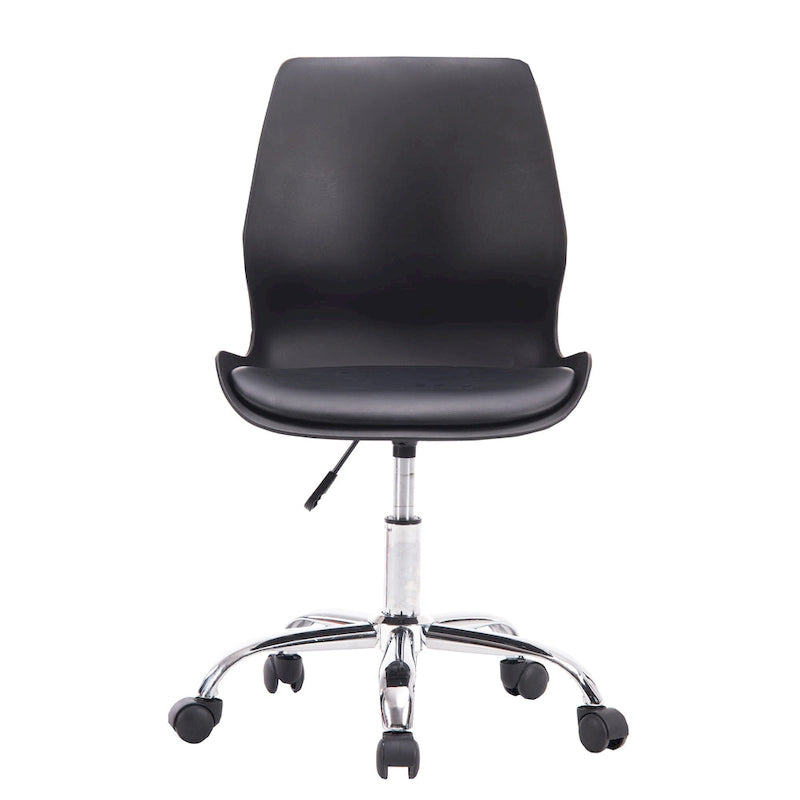 Adjustable Height Office Desk Chair with Wheels