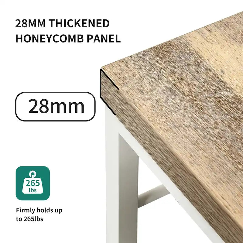 Kitchen Bakers Rack Utility Storage Shelf with Power Outlets Microwave Oven Stand