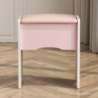 Makeup Vanity Set wi/Lighted Mirror, Storage Shelves and Drawers White - 31.5L x 15.7W x 55.1H