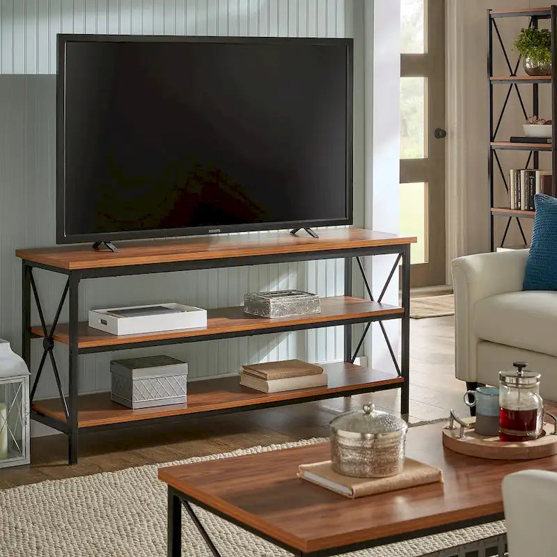 Eulalia 62 W Metal Etagere TV Stand for TVs up to 70 by iNSPIRE Q Classic