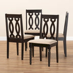 Modern and Contemporary Fabric 4-Piece Dining Chair Set