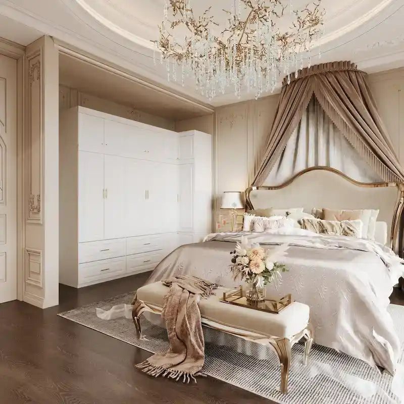 Closet Organizatin Armoires Wardrobes Hanging 4 Drawers Large Storage