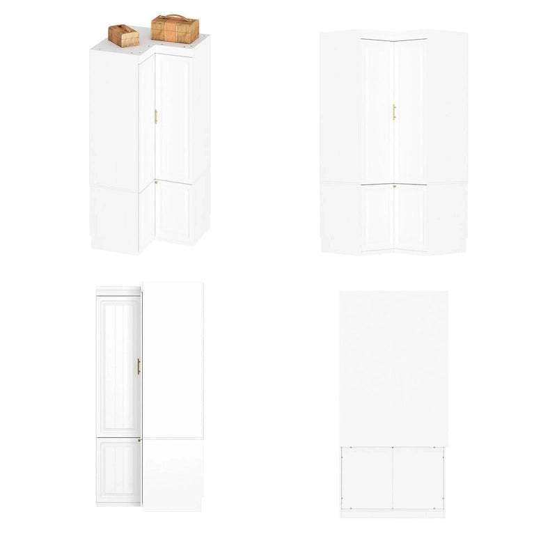 Closet Organizatin Armoires Wardrobes Hanging 4 Drawers Large Storage