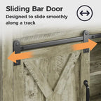 51.96 Inch Bar Cabinet with Wine Rack and Large Storage