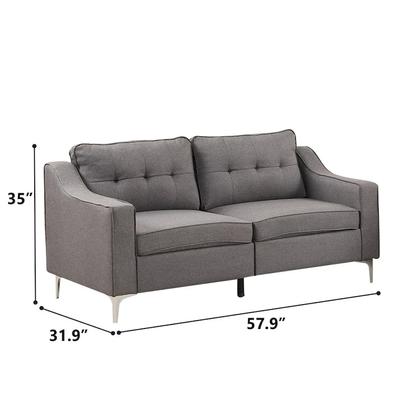 Modern Contemporary Style Apartment Fabric Sofa