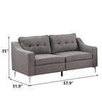Modern Contemporary Style Apartment Fabric Sofa