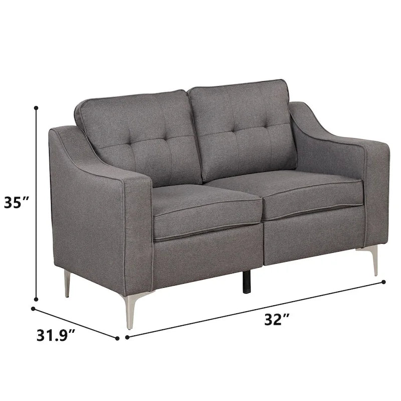 Modern Contemporary Style Apartment Fabric Sofa