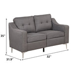 Modern Contemporary Style Apartment Fabric Sofa