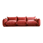 Modern Comfy 3 Seater Couch, Chenille Sectional Sofa 3 Seats Modular Couches with Thick Cushion