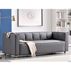 Modern Velvet Track Arm Living Room Sofa