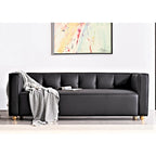 Modern Velvet Track Arm Living Room Sofa
