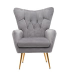 Mid Century Wingback Upholstered Accent Chair