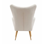 Mid Century Wingback Upholstered Accent Chair