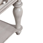 Ocean Isle Antique White & Weathered Pine 3-Piece Cocktail Table Set