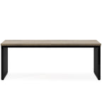 78.74-inch Kitchen Dining Table with Metal Legs