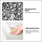 Falk Upholstered Farmhouse Armless Chair with Slipcover and Solid Wood Legs