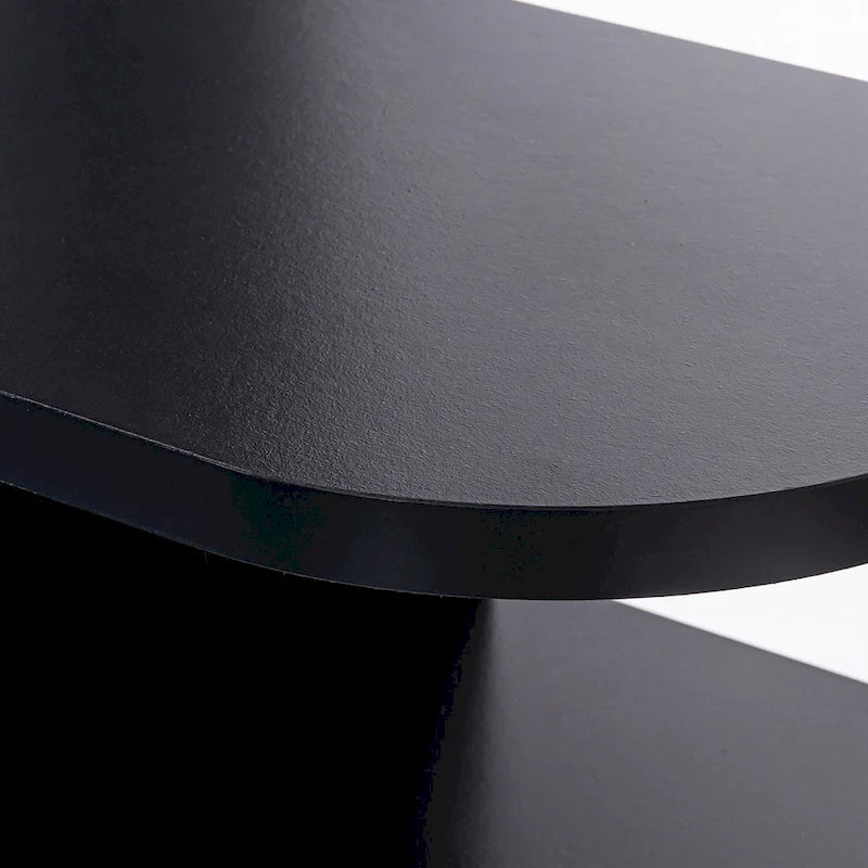 48 Modern Black Electric Fireplace TV Stands Media Console for TVs up to 55