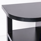 48 Modern Black Electric Fireplace TV Stands Media Console for TVs up to 55