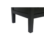 Accent Cabinet 4 Door Wooden Twill Sideboard Storage Cabinet