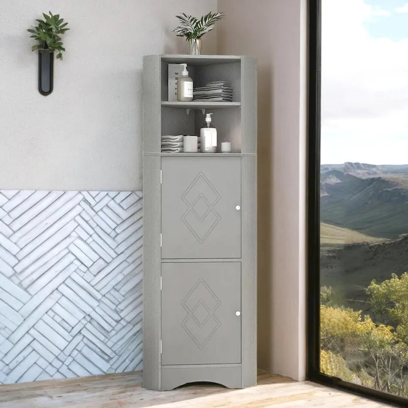 Bathroom Corner Cabinet