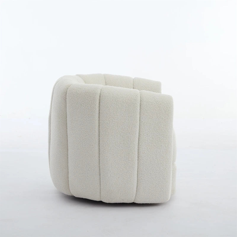 Modern Upholstered Swivel Accent Barrel Chair