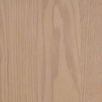 Modern style six-person dining table, small rectangular table, solid wood legs.